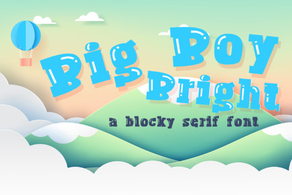 Big Boy Bright: A Playful Display Font for Creative Campaigns