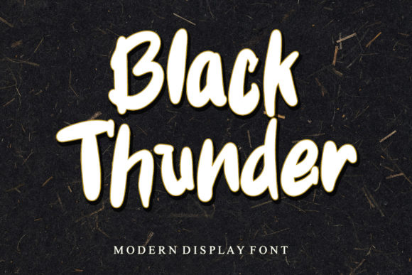 Black Thunder: The Bold Font for Eye-Catching Campaigns