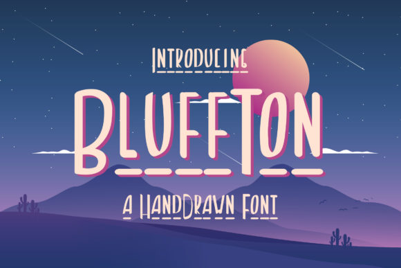 Bluffton: A Versatile Display Font for Engaging Campaigns