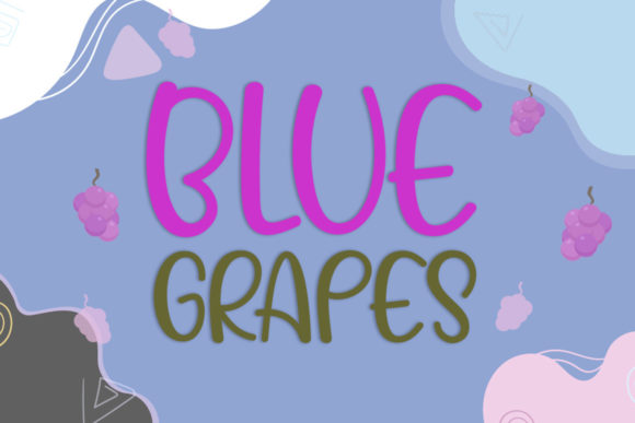 Boost Your Campaign with the Playful Blue Grapes Font