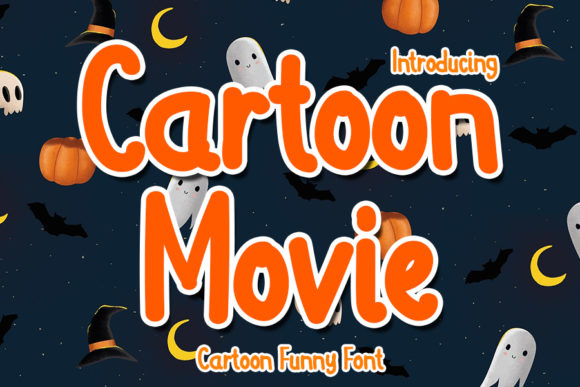 Cartoon Movie: A Playful Display Font for Engaging Campaigns