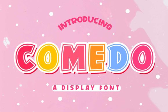 Comedo: A Playful Display Font for Engaging Web Design