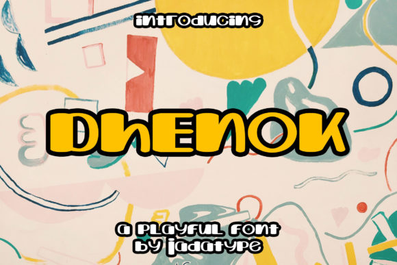 Discover Dhenok: A Chic Display Font for Editorial Design