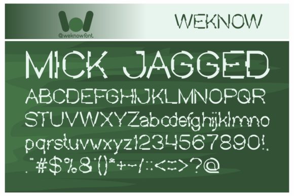 Discover Mick Jagged: A Quirky Display Font for Web Design