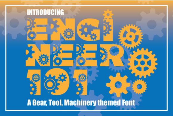 Engineer: A Bold Display Font for Modern Projects