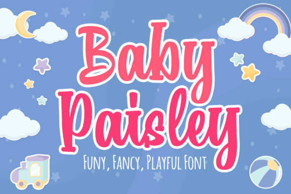 Enhance Your Visuals with Baby Paisley Display Font