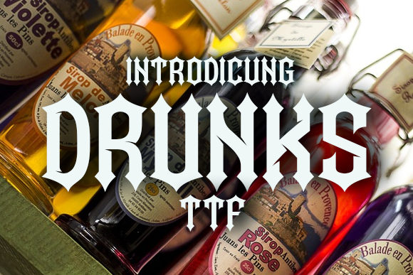 Exploring Drunks: A Bold and Playful Display Font