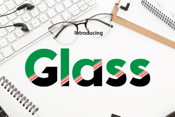 Exploring Glass: A Fresh and Unique Display Typeface