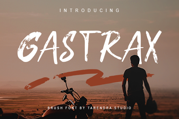 Gastrax: The Bold Brushed Display Font for Impactful Design