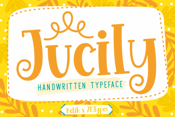 Jucily: A Joyful Display Font for Editorial Design
