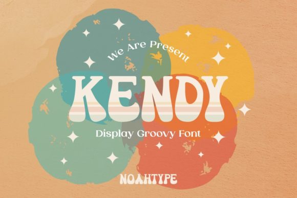 Kendy: A Bold and Groovy Display Font for Web Design