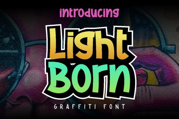 Light Born: A Vibrant Display Font for Engaging Web Designs