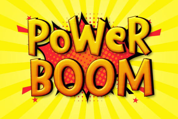 Power Boom: A Bold Display Font for Dynamic Web Design