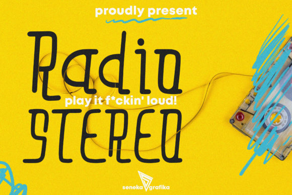 Radio Stereo: A Unique Font for Creative Branding