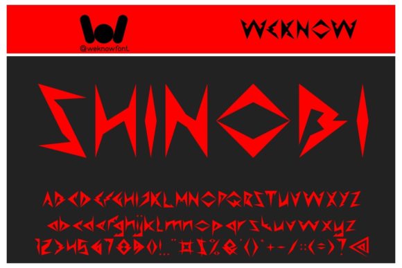Shinobi: A Bold Display Font for Striking Web Designs