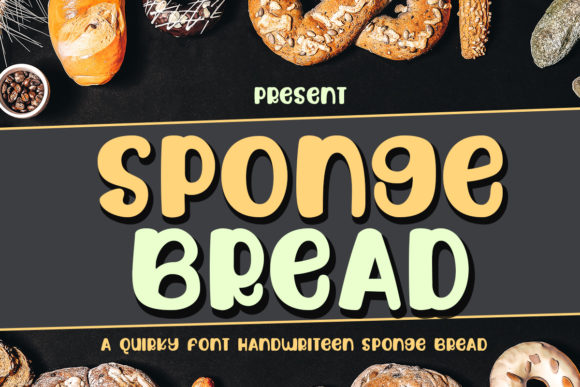Sponge Bread: A Playful Font for Crafters and Creators