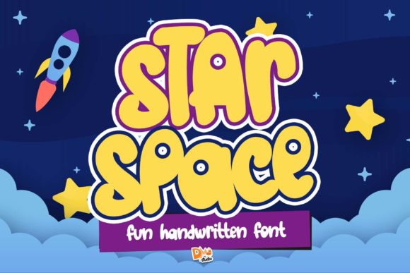 Star Space: A Bold and Thick Display Font for Creative Projects