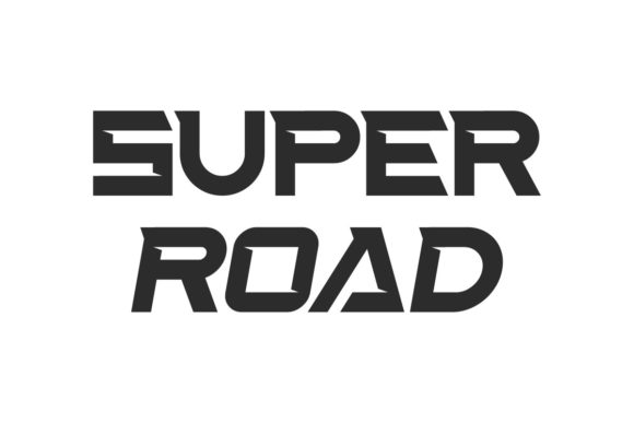 Super Road: A Bold Display Font for Eye-Catching Campaigns