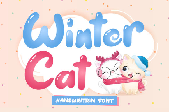 Winter Cat: A Bouncy Display Font for Engaging Campaigns